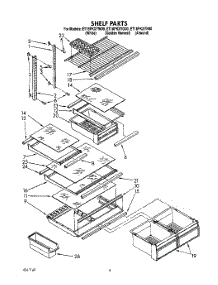 04 - Shelf parts for Whirlpool Refrigerator ET18PKXYG00 / from AppliancePartsPros.com