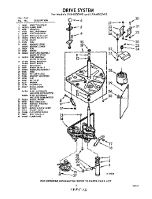 03 - Drive parts for Whirlpool Washer LVA4005W5 / from AppliancePartsPros.com