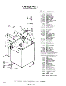 02 - Cabinet parts for Whirlpool Washer LDA6680W1 / from AppliancePartsPros.com