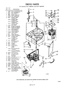 03 - Drive parts for Whirlpool Washer LFA7680W0 / from AppliancePartsPros.com