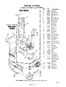 07 - Water System parts for Whirlpool Washer LHA7000W1 / from AppliancePartsPros.com