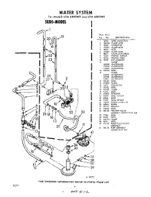 06 - Water System parts for Whirlpool Washer LDA6800W0 / from AppliancePartsPros.com