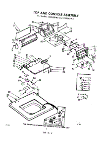 04 - Top And Console parts for Whirlpool Washer LXA5505W5 / from AppliancePartsPros.com