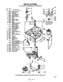 03 - Drive System parts for Whirlpool Washer LVA4005W7 / from AppliancePartsPros.com