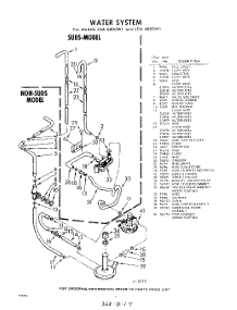 06 - Water System parts for Whirlpool Washer LDA6800W1 / from AppliancePartsPros.com