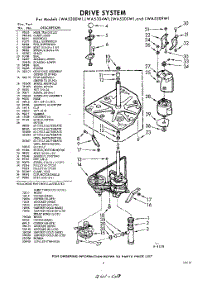 03 - Section parts for Whirlpool Washer LWA5309W1 / from AppliancePartsPros.com