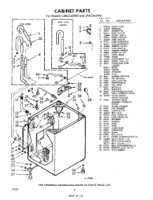 02 - Section parts for Whirlpool Washer LXA5540W0 / from AppliancePartsPros.com