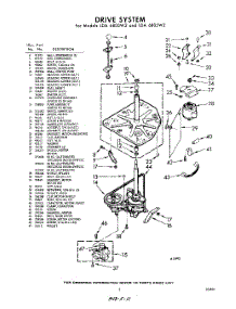 03 - Drive parts for Whirlpool Washer LDA6800W2 / from AppliancePartsPros.com