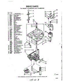 03 - Section parts for Whirlpool Washer LVA4805W0 / from AppliancePartsPros.com