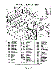 04 - Section parts for Whirlpool Washer LVA4805W0 / from AppliancePartsPros.com
