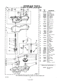 08 - Gear Case parts for Whirlpool Washer LHA7500W1 / from AppliancePartsPros.com
