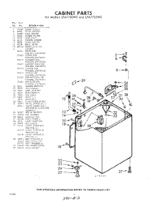 02 - Cabinet parts for Whirlpool Washer LFA7705W0 / from AppliancePartsPros.com