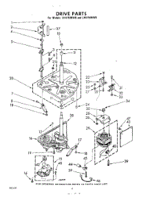 02 - Drive parts for Whirlpool Washer LHA7505W0 / from AppliancePartsPros.com