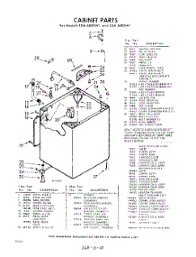 02 - Cabinet parts for Whirlpool Washer LDA6805W1 / from AppliancePartsPros.com