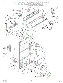 02 - Controls And Rear Panel parts for Whirlpool Washer LLT7144AQ0 / from AppliancePartsPros.com