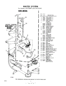 06 - Water System parts for Whirlpool Washer LFA7705W1 / from AppliancePartsPros.com