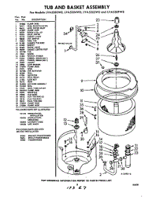 03 - Section parts for Whirlpool Washer LVA5300W0 / from AppliancePartsPros.com