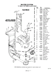07 - Water System parts for Whirlpool Washer LHA7505W1 / from AppliancePartsPros.com