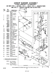 08 - Burner parts for Whirlpool Dryer LG5801XKW0 / from AppliancePartsPros.com