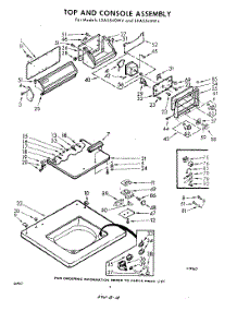 04 - Top And Console parts for Whirlpool Washer LXA5540W4 / from AppliancePartsPros.com