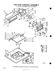04 - Top And Console parts for Whirlpool Washer LWA5500W1 / from AppliancePartsPros.com
