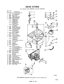 03 - Drive parts for Whirlpool Washer LDA6900W0 / from AppliancePartsPros.com