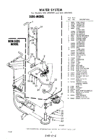 06 - Water System parts for Whirlpool Washer LDA6900W0 / from AppliancePartsPros.com