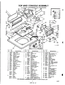 04 - Section parts for Whirlpool Washer LWA5505W0 / from AppliancePartsPros.com