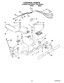 10 - Control Parts parts for Whirlpool Refrigerator ED5LVAXVQO1 / from AppliancePartsPros.com