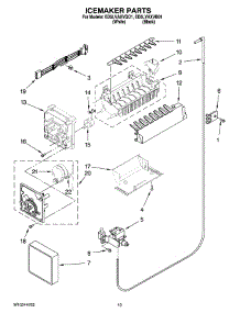 12 - Icemaker Parts, Optional Parts (Not Included) parts for Whirlpool Refrigerator ED5LVAXVQO1 / from AppliancePartsPros.com