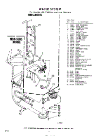 06 - Water parts for Whirlpool Washer LFA7800W4 / from AppliancePartsPros.com