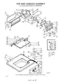 04 - Top And Console parts for Whirlpool Washer LXA5540W6 / from AppliancePartsPros.com