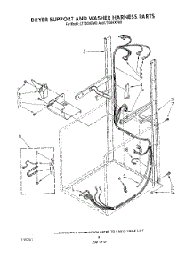 06 - Dryer Support And Washer Harness parts for Whirlpool Washer Dryer Combo LT7004XTN0 / from AppliancePartsPros.com
