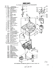 03 - Section parts for Whirlpool Washer LWA5540W0 / from AppliancePartsPros.com