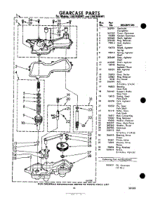 10 - Gear Case parts for Whirlpool Washer LHA7685W1 / from AppliancePartsPros.com
