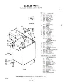 02 - Cabinet parts for Whirlpool Washer LDA7000W0 / from AppliancePartsPros.com