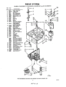 03 - Section parts for Whirlpool Washer LVA5309W1 / from AppliancePartsPros.com