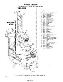 06 - Water System parts for Whirlpool Washer LFA7805W1 / from AppliancePartsPros.com