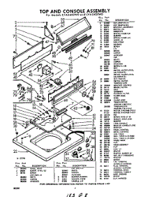 04 - Section parts for Whirlpool Washer LVA5400W0 / from AppliancePartsPros.com