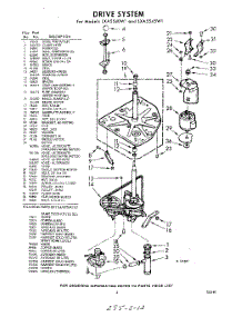 03 - Section parts for Whirlpool Washer LXA5545W1 / from AppliancePartsPros.com