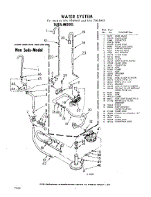 07 - Water System parts for Whirlpool Washer LFA7805W2 / from AppliancePartsPros.com