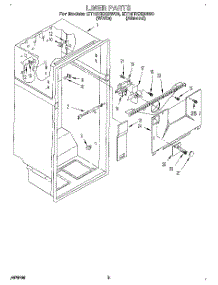 02 - Liner parts for Whirlpool Refrigerator ET18TKXBN00 / from AppliancePartsPros.com