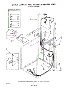 06 - Dryer Support And Washer Harness parts for Whirlpool Washer Dryer Combo LT7100XVN0 / from AppliancePartsPros.com