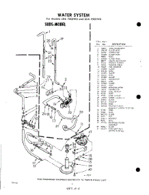 06 - Water System parts for Whirlpool Washer LDA7005W0 / from AppliancePartsPros.com