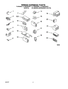 07 - Wiring Harness parts for Whirlpool Washer LLT8233AN1 / from AppliancePartsPros.com