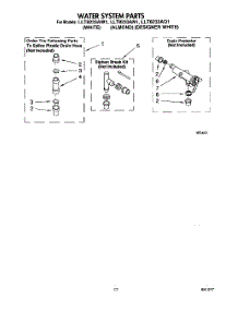 10 - Water System parts for Whirlpool Washer LLT8233AN1 / from AppliancePartsPros.com