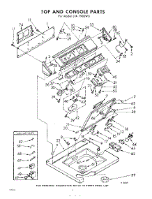 04 - Top And Console parts for Whirlpool Washer LFA7900W0 / from AppliancePartsPros.com