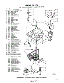 03 - Section parts for Whirlpool Washer LWA5545W2 / from AppliancePartsPros.com
