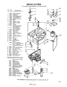 03 - Drive parts for Whirlpool Washer LXA5545W4 / from AppliancePartsPros.com