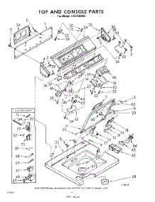 04 - Top And Console parts for Whirlpool Washer LFA7900W2 / from AppliancePartsPros.com